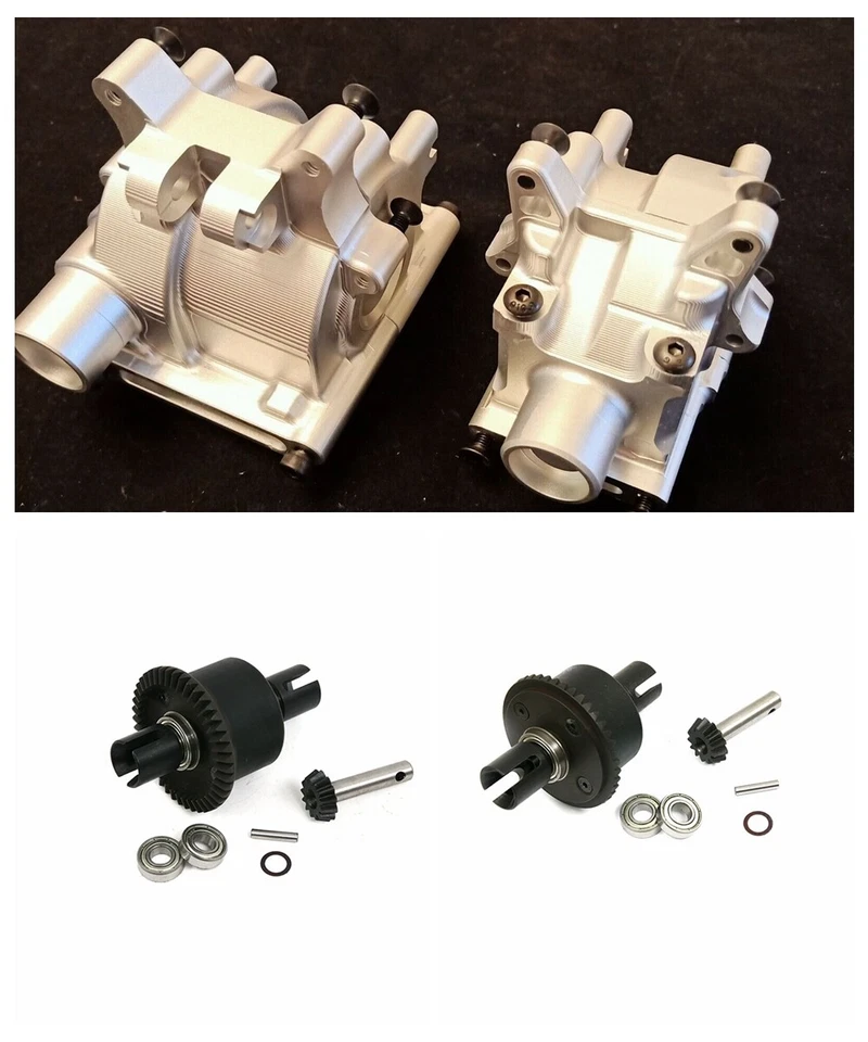 Metal Alloy Front/Rear Gearbox Diff Gear Set for Losi 5ive-t Rovan LT DTT 1/5 - Image 1 of 1