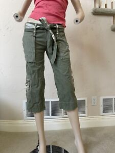 NWT vintage Abercrombie Teen Girl's cord crop pants Retail $39.50