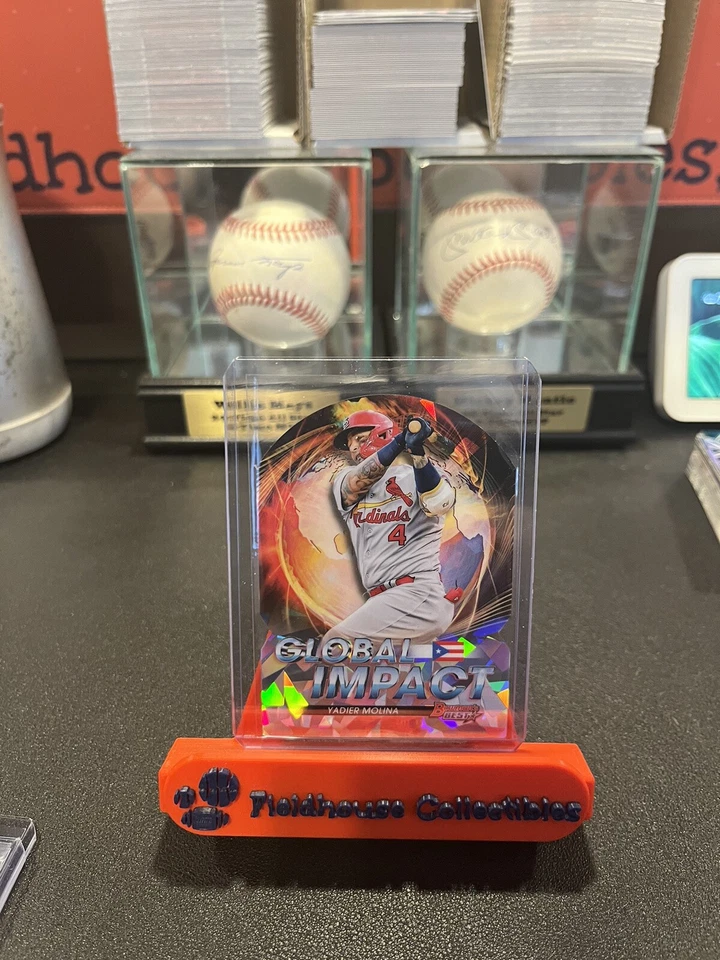 2022 Bowman's Best Yadier Molina Global Impact Atomic St. Louis Cardinals - Image 1 of 1