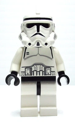 Lego Star Wars Clone Trooper Fase 2 (Cabeza Negra) Minifigura SW0126 Juegos 7261 Foto 1 de 3