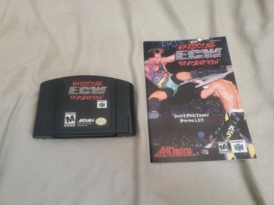 ECW Hardcore Revolution - N64 + Manual - Image 1 of 2