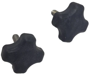 🔥01-07 Toyota Highlander Luggage Roof Rack Knob Screws Black Set of 2 Black - Picture 1 of 4