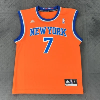 New York Knicks Jersey Carmelo Anthony Adidas Orange Sleeveless Men Small - Image 1 of 4