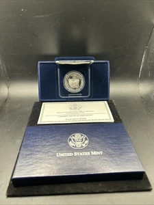 1997 National Law Enforcement Officer Memorial Proof Silver Dollar COA + OGP B12 - Picture 1 of 7