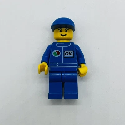 Lego Minifigura Octan - Aceite Azul, Piernas Azules, Tapa Azul oct016 City Foto 1 de 2