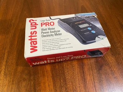 Watts Up? Pro Black Portable 120VAC-60Hz Electricity Wattage Consumption Meter - Image 1 of 4