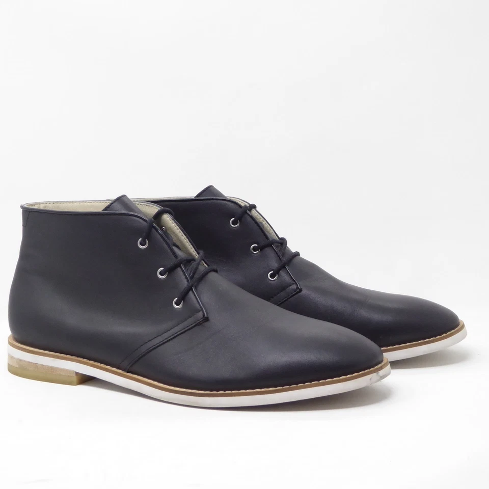 Calvin Klein ALBE Cuero Chukka Botas Para Hombre EE. UU. 12 UE 45.5 Botines Foto 1 de 4