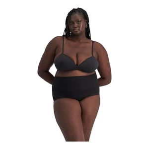 10 x Bonds Womens Cottontails Full Brief Underwear With Lycra Black - Picture 1 of 4