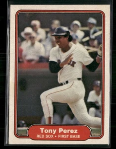 1982 Fleer #302 Tony Perez Boston Red Sox - Picture 1 of 2