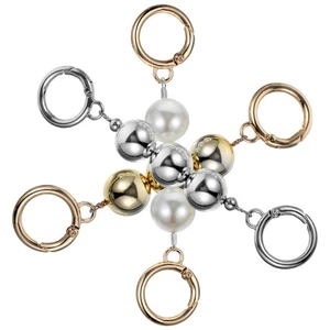 3 piezas Pantalones Cortos Cadenas de Perlas para Bolso Hágalo Usted Mismo Redondo Imitación Perla Cuentas Mango Corto - Imagen 1 de 12