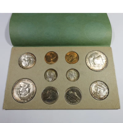 1954 S San Francisco Toned Silver 10 Coin US Mint Set #56956C - Image 1 of 4