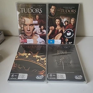 The Tudors Seasons 1 & 2 + Game of Thrones Seasons 1 & 2 DVD Box Set Bundle - Picture 1 of 10