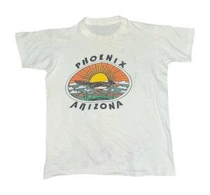 Vintage Phoenix Arizona Boy’s Road Runner Single Stitch T Shirt Size Medium USA - Picture 1 of 6