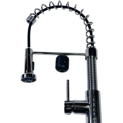 Signature Hardware 441113 Cumberland Kitchen Faucet with Pull-Down Spout -Chrome - Image 1 of 4