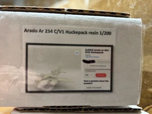 RESIN # ARADO 234   1/200th  SCALE ARADO 234C/VI HUCKEPACK  RESIN  MODEL KIT - Foto 1 di 3