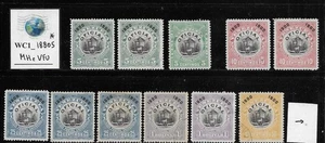 WC1_18805*. VENEZUELA. Clean lot of 1910-1912 official stamps. Sc. O1-O5. Used - Picture 1 of 1