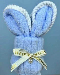 Bunny Soft Hand towel - Blue - Picture 1 of 3