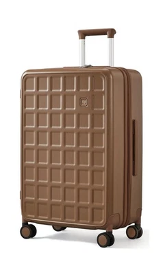 Equipaje aji de 26 pulgadas a cuadros con 8 ruedas giratorias, maleta grande con TSA Lo... Foto 1 de 4