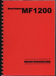 Massey-Ferguson "1200" Tractor Instruction Manual Book - Picture 1 of 1