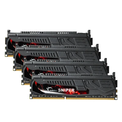 32GB 16GB 8GB DDR3 2400MHz G.SKILL Sniper DIMM PC3 Overclock Memory RAM LOT UK - Image 1 of 4