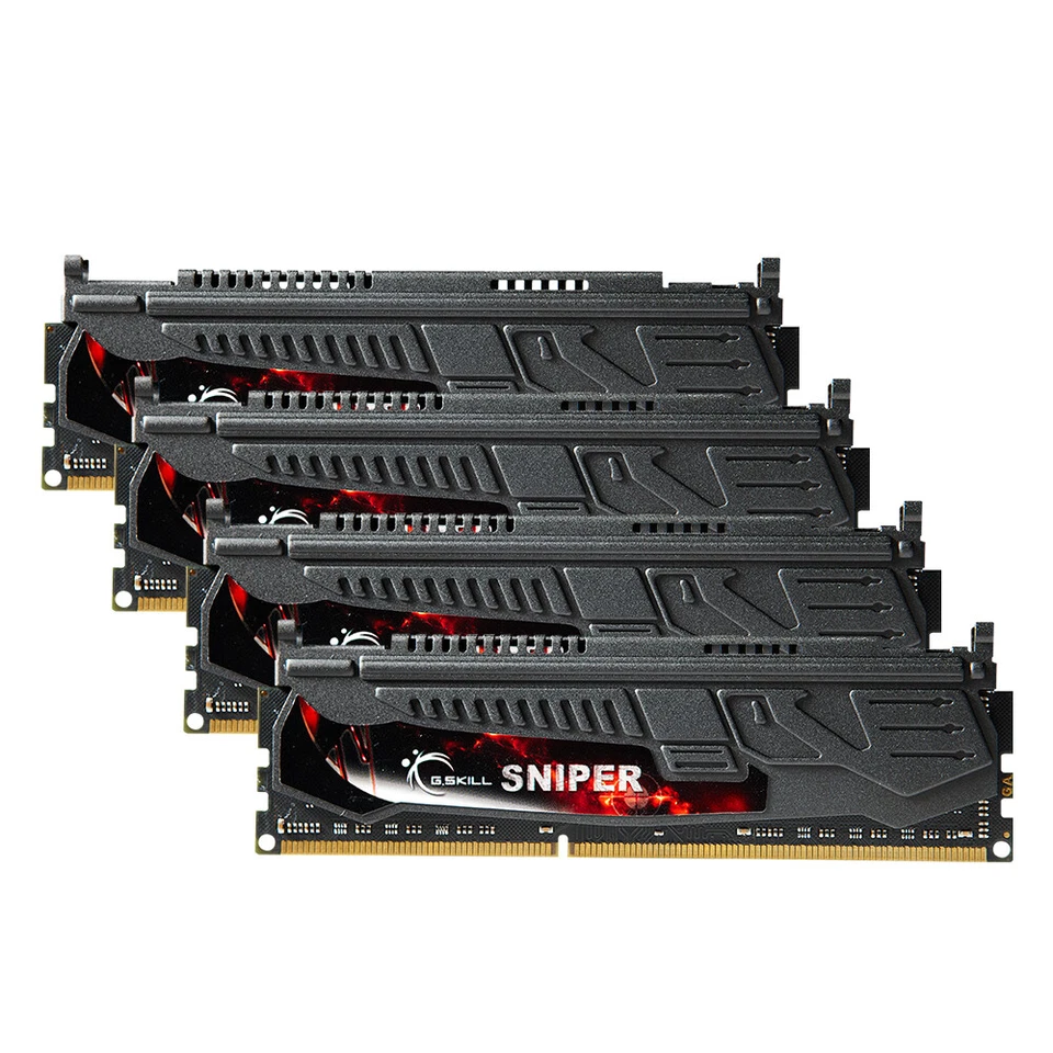 32GB 16GB 8GB DDR3 2400MHz G.SKILL Sniper DIMM PC3 Overclock Memory RAM LOT UK - Image 1 of 4