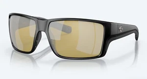 Costa Del Mar Reefton Pro mattschwarz/Sonnenaufgang silber verspiegeltes Glas 580G - NEU - Bild 1 von 5