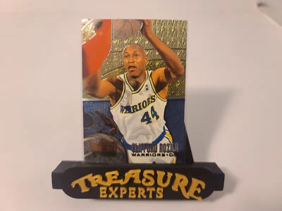 1995-96 Fleer Metal #35 Clifford Rozier GS Warriors Basketball Card NM-MT - Image 1 of 2