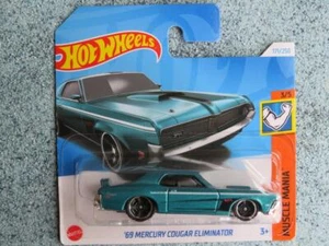 Hot Wheels H4J 171 1969 MERCURY COUGAR ELIMINATOR blue 2024 171/250 J Case - Picture 1 of 2