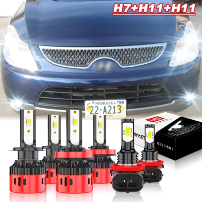 Kit combinado de faros LED + faros antiniebla para Hyundai Veracruz 2007-2010 2011 Foto 1 de 4