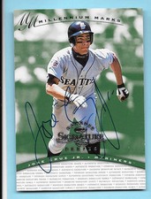 1997 Donruss Signature Millennium Jose Cruz Jr Rookie Autograph Mariners