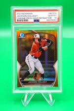 2023 Bowman Chrome Prospects Gold Refractor /50 Jackson Holliday PSA 10 GEM GS1