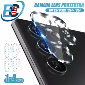 Für Samsung Galaxy S24 Ultra S24+ S24 Hartglas Kamera Objektiv Schutzhülle - Bild 1 von 10