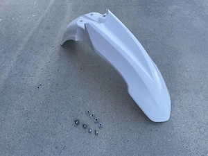 CRF450x Honda Front Fender CR125R CR250R CRF250X CRF250R CRF450R + Hardware! - Picture 1 of 10