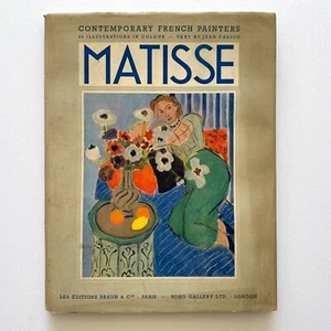 HENRI MATISSE RARE 1939 1ST ED FINE ART LITHOGRAPH PRINT FRENCH MODERN ART BOOK - Picture 1 of 12