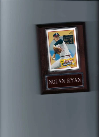 NOLAN RYAN PLAQUE BASEBALL ANAHEIM ANGELS MLB   C Cover
