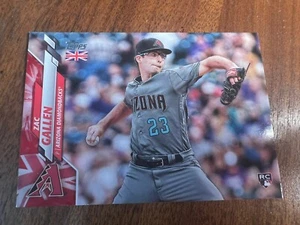2020 Topps UK Edition Big Ben 15/99 Zac Gallen #45 Rookie RC Pack Fresh - Picture 1 of 2