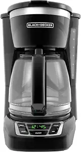 12-Cup Digital Coffee Maker, Programmable, Washable Basket Filter, Sneak-A-Cup - Picture 1 of 12