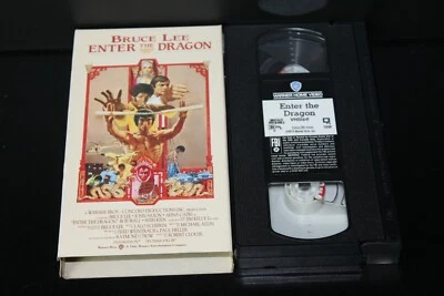 Bruce Lee Enter The Dragon VHS Cassette Tape Video Kung Foo Original - Image 1 of 2