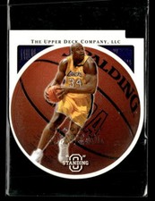 2003 Upper Deck Standing O #34 Shaquille O'Neal Die Cuts/Embossed EX