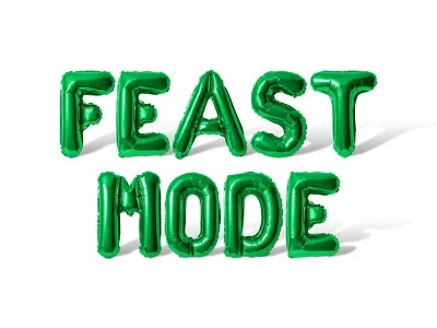 MODO FIESTA Letra Globo Banner - Domingo de Pascua Fiesta Suministro Decoraciones Foto 1 de 4