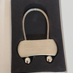 Neuberger Berman Cable Keychain (Silver) w/ box - Picture 1 of 4