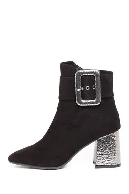 Botines Baldinini Trend Cuero Cinturón Hebilla Metálica 40 EU Talla 10 $900 Foto 1 de 4