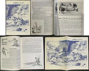 AMRA 1973 v2n58 Fantasy FANZINE SWORD  & SORCERY Conan Roy Krenkel Pournelle wow - Picture 1 of 6
