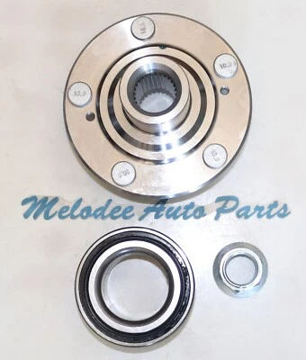 Juego de 1 buje de rueda delantera y cojinete/tuerca de eje para 03-07 Honda ACCORD/04-08 Acura TSX Foto 1 de 4