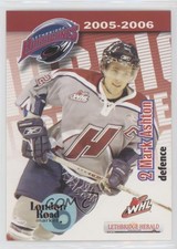 2005-06 Lethbridge Hurricanes Team Issue Mark Ashton #2