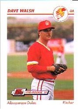 1991 Line Drive AAA #22 Dave Walsh