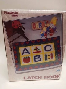 RIEGELHAKEN " ABC " SET 24 X 34 NEU WONDER ART CARON 4366 SELTEN - Bild 1 von 3
