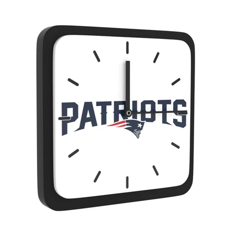 NFL New England Patriots Home Office Room Decor Wall Desk Clock Magnet 6"x6" Cover