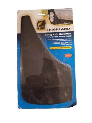 Protetores contra respingos vintage Highland Duraflex - Par 7 "x 13" serve para a maioria dos carros novos - Imagem 1 de 4