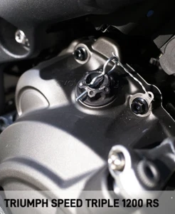 Tapa de relleno de aceite para accesorios de motocicleta Triumph Speed Triple 1200 RS aluminio - Imagen 1 de 8